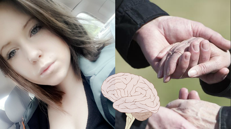När Nina, 18, kom hem en dag hade hennes mamma glömt vem hon var